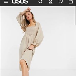 ASOS puff sleeve dress